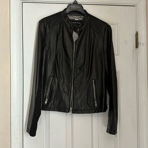 Black Rivet leather jacket